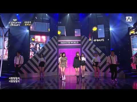K POP 4Minute   I'll Teach You + Come In + Whatcha Doin' Today Coeback 20140320