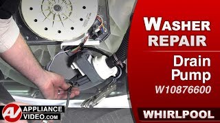 Whirlpool Washer F9e1 or F9e2 Error - Drain Pump Repair and Diagnostic