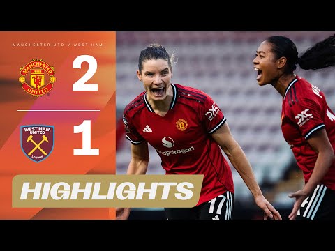 Janssen’s Free-Kick To Win! 🔥| Manchester United v West Ham United Highlights | Barclays WSL 2025-26