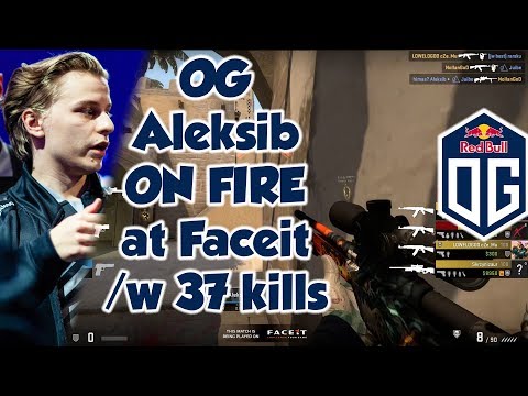 OG Aleksib ON FIRE at Faceit with 37 kills in Mirage