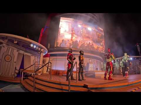 Thumbnail for Disney Wonder, Heroes Unite, Marvel, Deck Party Highlights, DIsney Cruise