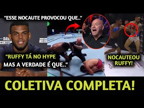 REVEALED🚨 LOOK WHAT Manumito SAID about Maurício Ruffy after being HIRED BY THE UFC after KNOCKOUT