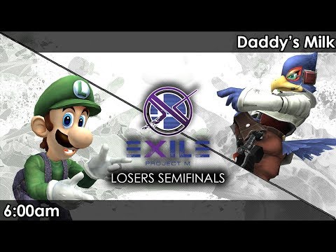 Project M: 6:00am (Luigi) V Daddy's Milk (Falco/G&W/Falcon) - Exile 102 Tournament SSBPM