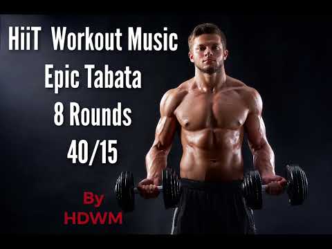 HiiT⚡ 40/15 song 8 min , Epic Tabata Music with timer  , motivation Workout interval music