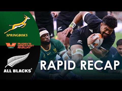 SOUTH AFRICA v NEW ZEALAND | 3rd Test Recap | Rugby's Greatest Rivalry 2026