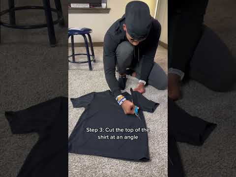How to Cut a T-Shirt into a Workout Tank?