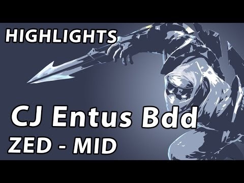 CJ Entus Bdd  Zed vs Azir  SKT T1 Scout KR LOL