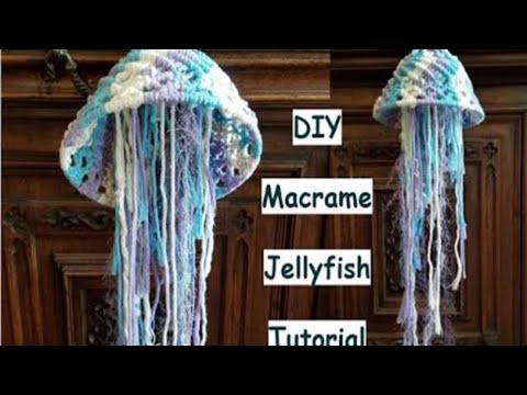DIY Macrame Jellyfish Wall Hanging | Home Decor...