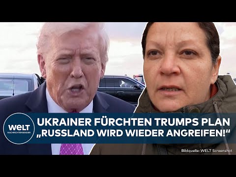PUTINS KRIEG: Schock in Ukraine! Trump will Front einfrieren! Bürger trauen Russland nicht
