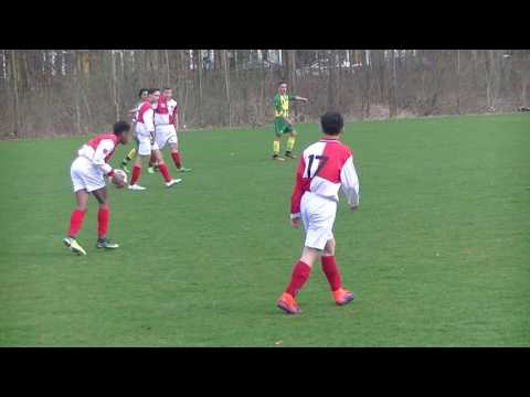 UVV JO15-3 - BREDERODES JO15-2 2de helft (1-1) 11-3-2017