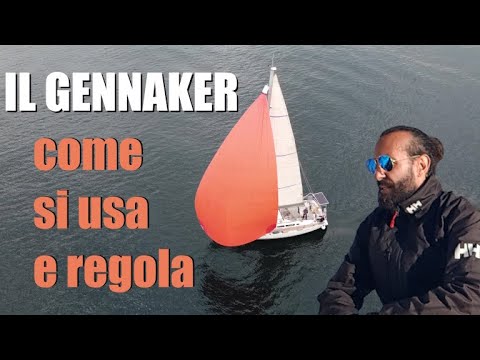 THE GENNAKER WITH SOCK ⛵ how to use it single-handed and how to adjust it for cruising in the sim...