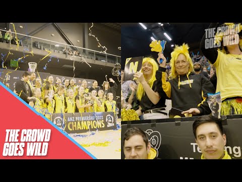 The atmosphere at the Pulse v Stars netball final in the ANZ Premiership | Crowd Goes Wild