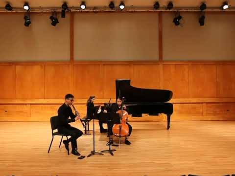 L.v. Beethoven: Piano Trio, Op.11 for Clarinet, Cello, and Piano, Second movement.