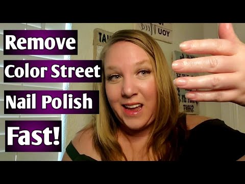 How to Remove Color Street 100% Nail Polish - Fast &...
