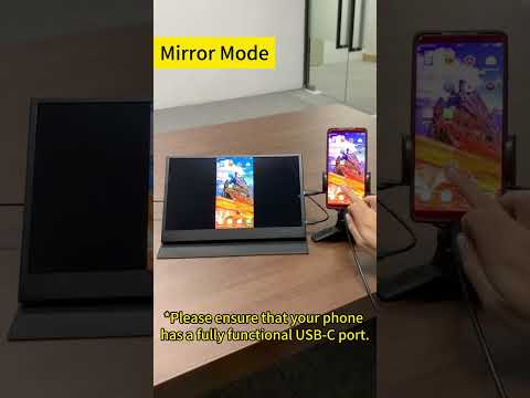 12.5-inch portable touch display - plug and play with mobile phone #monitor #touchscreen #display