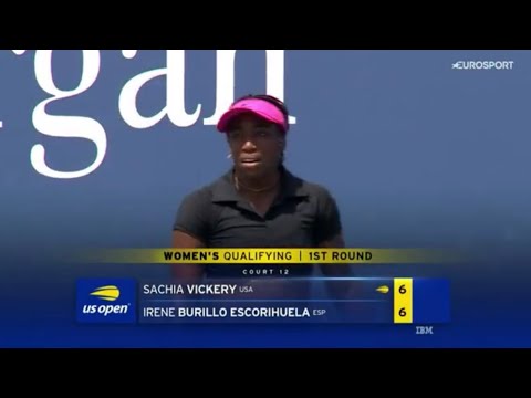 Sachia Vickery 🇺🇸 Vs Irene Burillo 🇪🇸 US OPEN