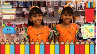 COMPRANDO O MATERIAL ESCOLAR COM MILENA E MELISSA PARA O ANO 2022