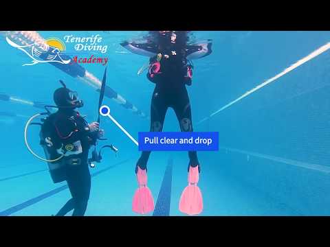 PADI Divemaster / PADI Instructor Skills - Emergency Weight Drop
