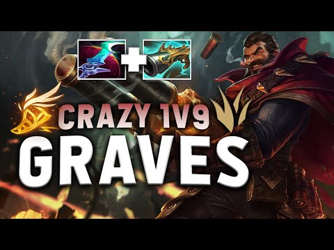 I TAUGHT THIS GRAVES HOW TO 1V9 WITH INVADES