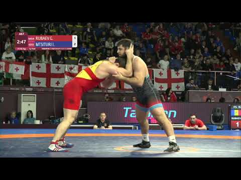 1/4 FS - 92 kg: G. RUBAEV (MDA) v. I. MTSITURI (GEO)