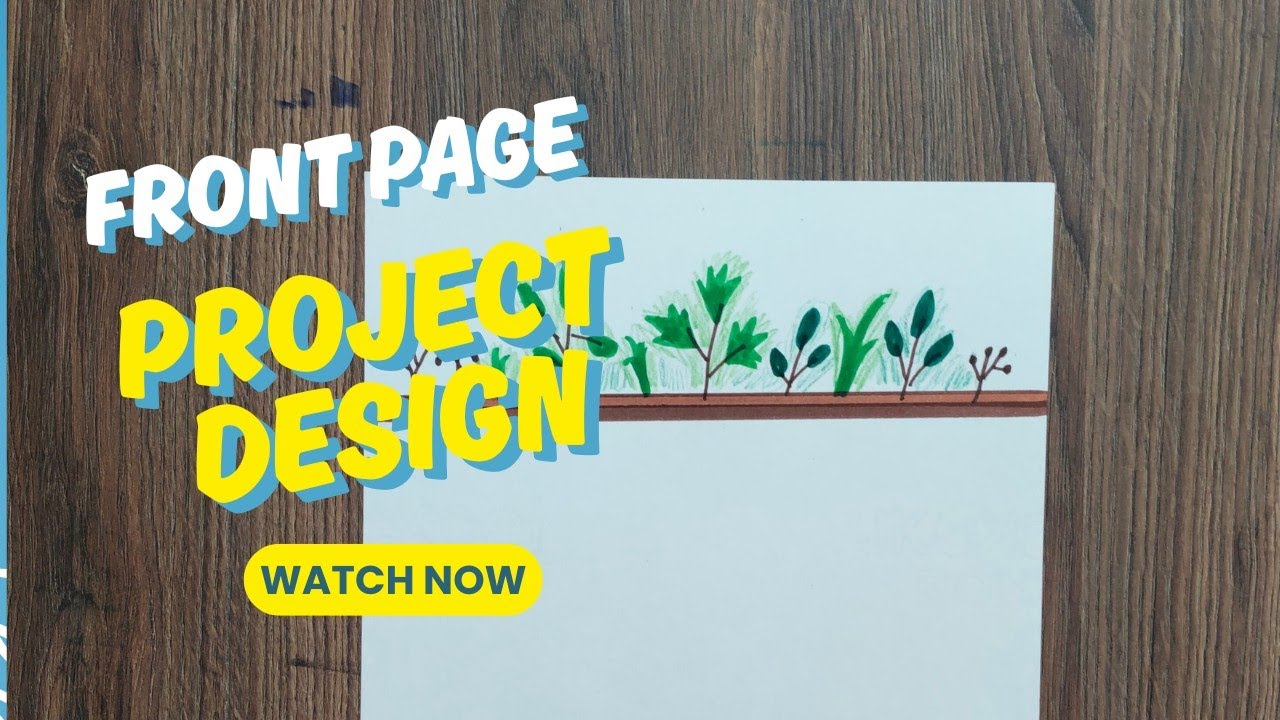 Front page 🤩 border design 🔥in just 90sec 👏