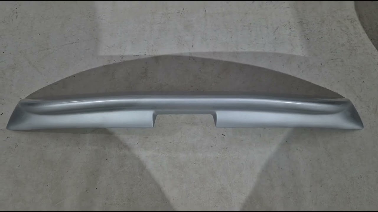 Volkswagen Caddy 2010-2015 рр. Спойлер ABS (Сірий) Video 1