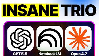 NotebookLM + Opus 4.7 + GPT 5.5 is INSANE!