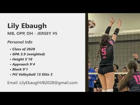 Lily Ebaugh '28 - highlights 2026 Big South NQ