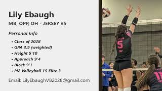Lily Ebaugh '28 - highlights 2026 Big South NQ