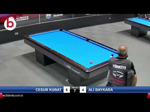 CESUR KUBAT & ALİ BAYKARA Bilardo Maçı - 