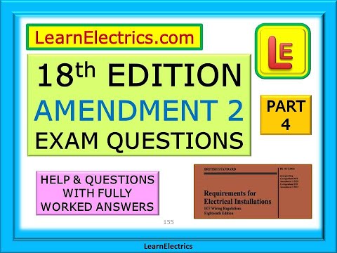 18th EDITION EXAM – BS7671 – AMENDMENT 2 – PART 4 QUESTIONS AND ANSWERS – HOW TO FIND THE ANSWER