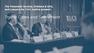 Trying Cases and Settlement [Multidistrict Litigation (MDL) Conference]