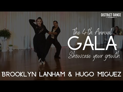 4th Gala Showcase - Brooklyn Lanham & Hugo Miguez - Professional Classic West Coast Swing Routine