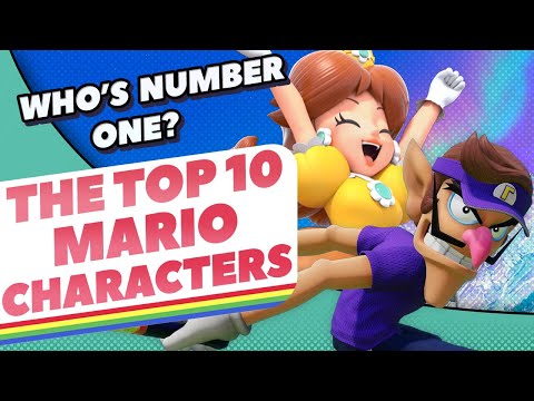 The Top 10 Mario Characters...According to You!