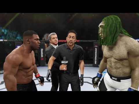 Mike Tyson vs. Scary Monster - EA Sports UFC 2 - Crazy UFC 👊🤪