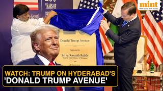 'First U.S. President Honoured This Way': Trump Thanks India After Hyderabad Road Renamed