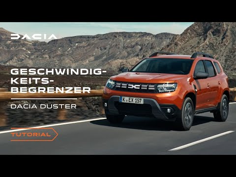 Der neue Dacia Duster 2023: So verwendest du den Geschwindigkeitsbegrenzer