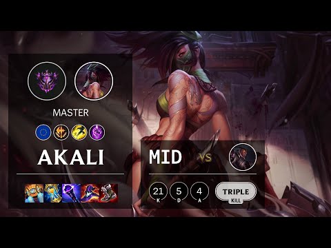 Akali Mid vs Lucian - EUW Master Patch 11.12