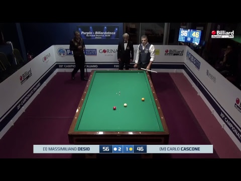 Desio Massimiliano VS Cascone Carlo - 20° Campionato Italiano Firenze