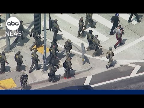 ICE agents target downtown LA during Gavin Newsom’s address