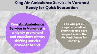 Critical Shifting from King Air Ambulance Service in Ranchi
