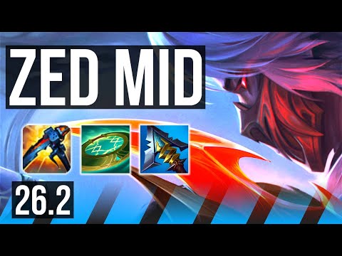 ZED vs GALIO (MID) | 65K damage | KR Challenger | 26.2