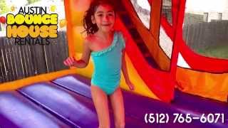 Austin Bounce House Rentals - Inflatable Bounce/Slide Combo Water Slide - Kids Jumping Bouncing