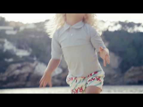 Seabass Swimwear Cote d'Azur Swim Short / Clearwater Blue UV Polo Shirt