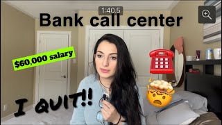 Working at the Bank Call Center