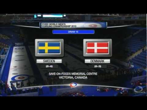 CURLING: WMCC 2013 Draw 15 SWE vs DEN - HIGHLIGHTS