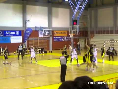 Croatian Kresimir Cosic's Cup: BC Dubrava vs BC Zadar Highlights 2010-01-13