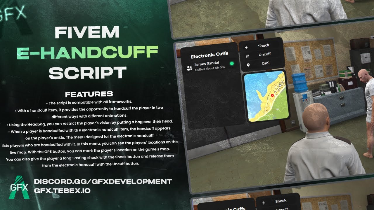 [PAID] GFX Handcuff System (Electronic Handcuff and more!) thumbnail 2