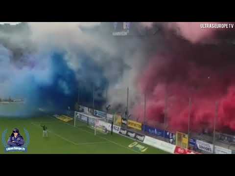 SV Waldhof Mannheim - FC Hansa Rostock 29.09.2019 Choreo & Pyro | Ultras-Europe