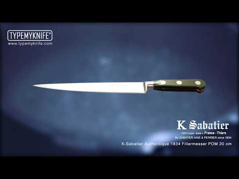 K Sabatier Authentique 1834 Filiermesser POM 20 cm